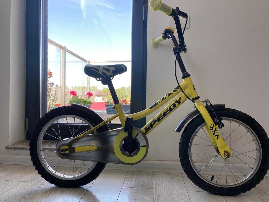 Vand bicicleta DHS 1601 Galben inchis 16 inch | Copii 4-6 ani