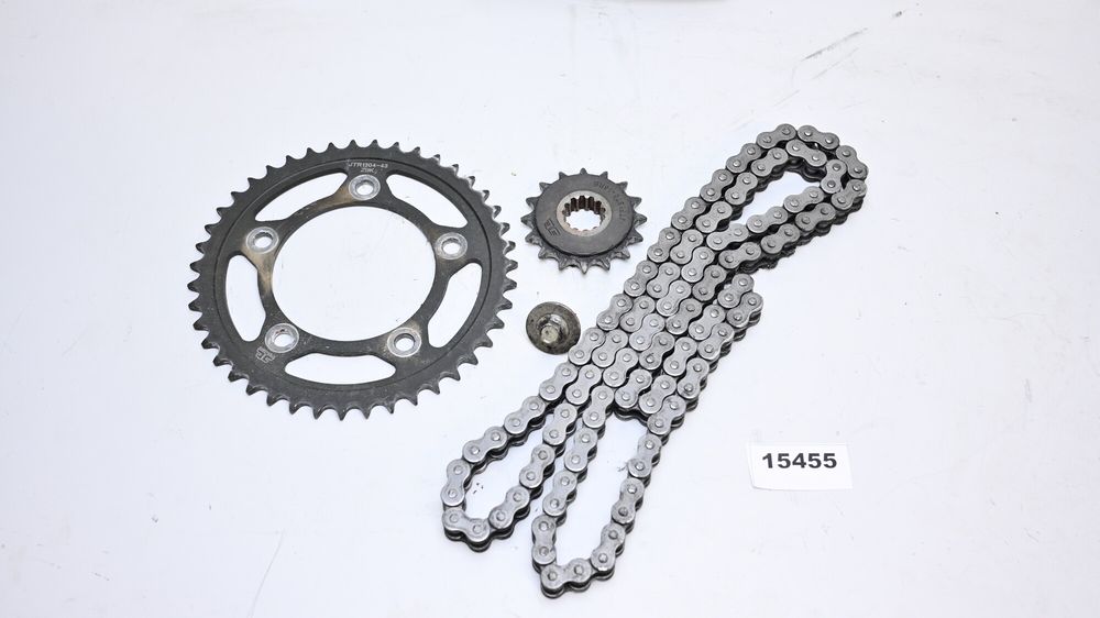 Set kit chit Pinion Pinioane Spate Fata Lant Honda CB 600 F Hornet