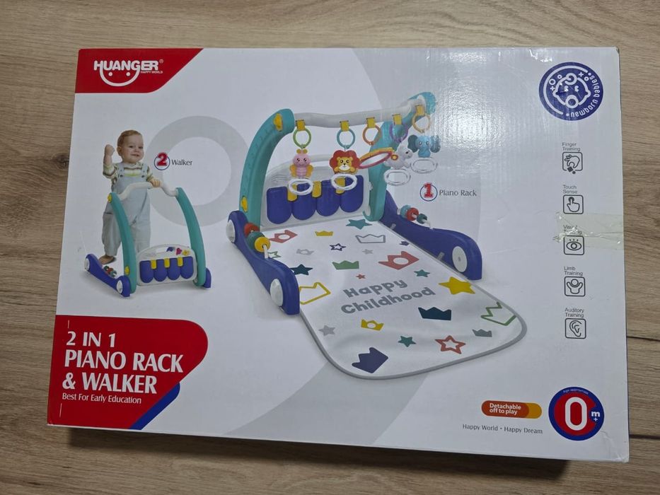 Развивающий коврик-ходунки Huanger 2в1