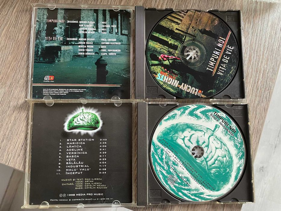 2 cd-uri rock: Timpuri Noi - Basca abundentei + Lucky Nights Live Tour