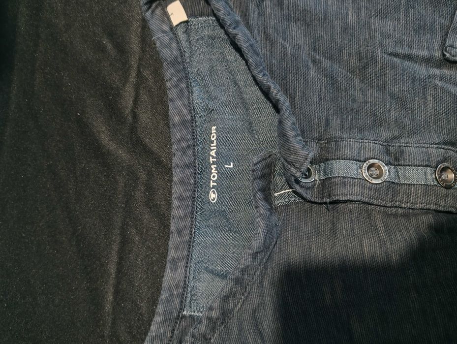 Cămașă gri închis mare Tom Tailor