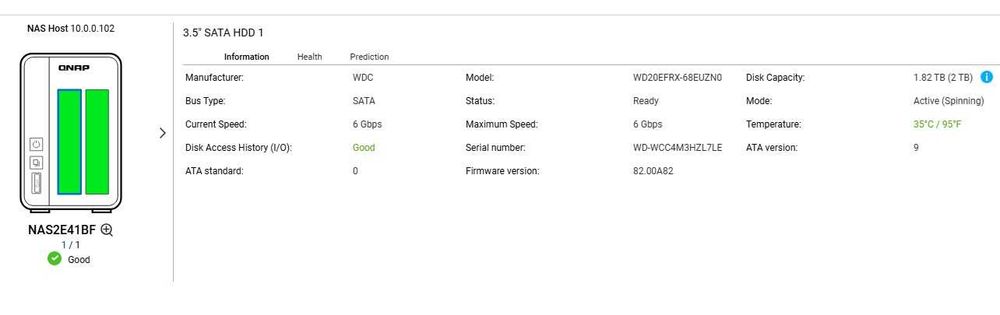 NAS Qnap TS-251+, cu 2 HDD WD Red 2TB