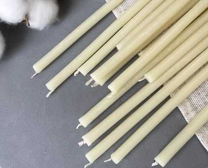 Свечи 20 см восковые 50 тг