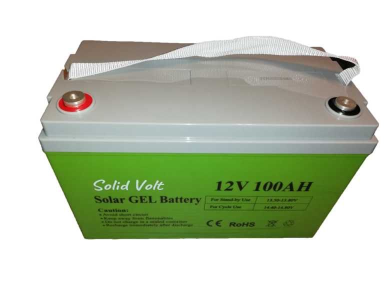 Baterie acumulator 12V / 100 Ah gel solar, cu descarcare lenta