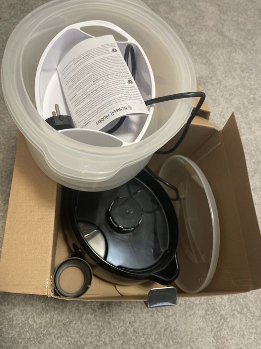 Aparat de gatit cu aburi Russell Hobbs negru/inox