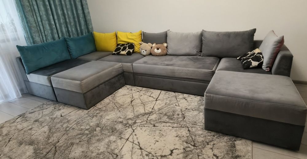 Colțar modular Robert, 7 piese – Samobi