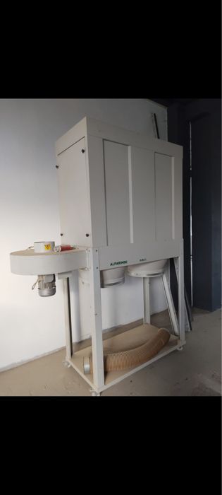 Masina de indreptat si rindelui Steton, masina frezat SCM, exhaustor