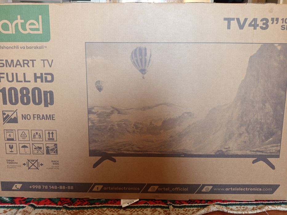Yangi Artel Smart TV 43" (109 sm) Full HD – Sotiladi!