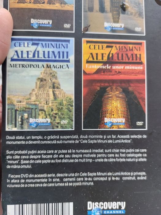Colectie DVD Discovery "Cele 7 Minuni ale Lumii" - Documentar complet