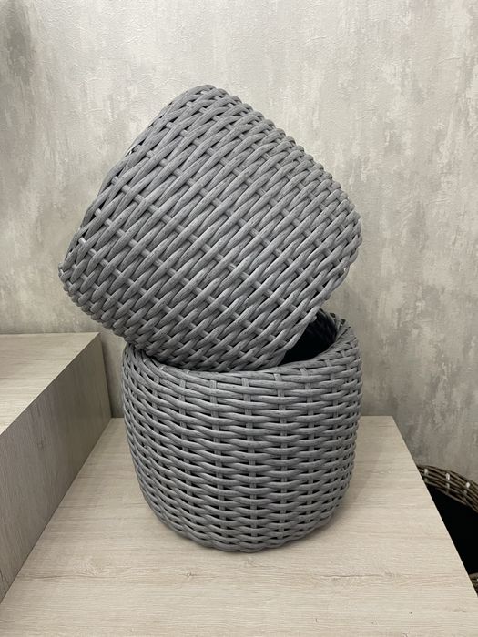 Плетеные корзины ручной работы из ротанги !
