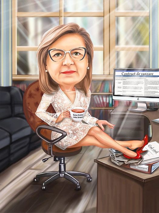 Карикатура по снимка – оригинален подарък за 8 март