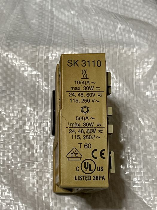 Rittal SK 3110.000 Termostat Industrial 5-60°C DIN Rail 24-250V Tablou Electric