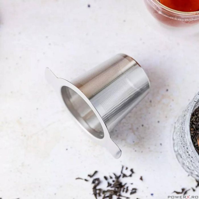 Filtru infuzor ceai, din inox, 7.5 cm, sita, Kinghoff