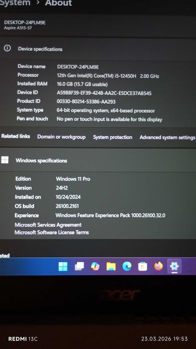 Laptop Acer Aspire 5