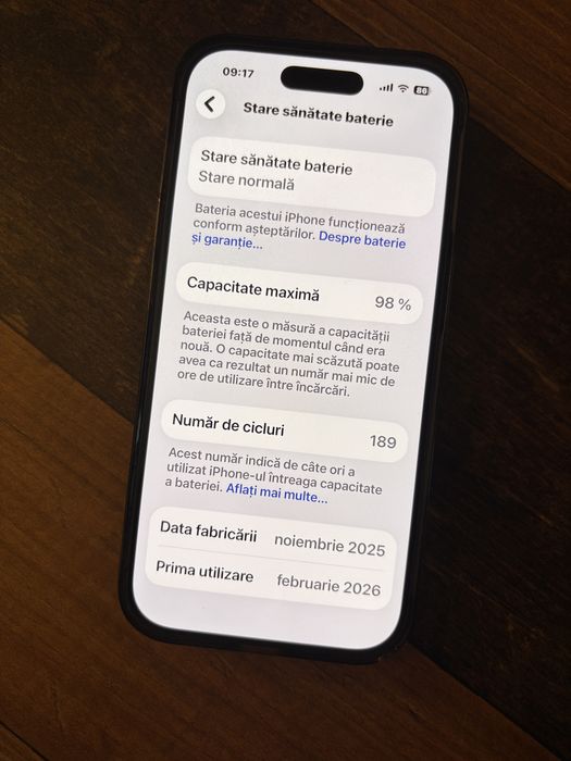 iPhone 17 Pro, in garantie
