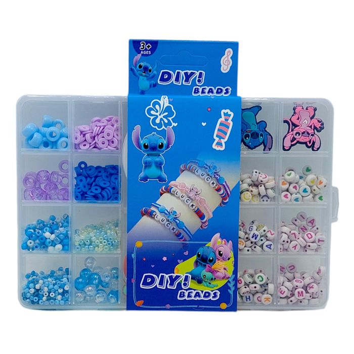 Творчески комплект за деца, мъниста за гривни Стич