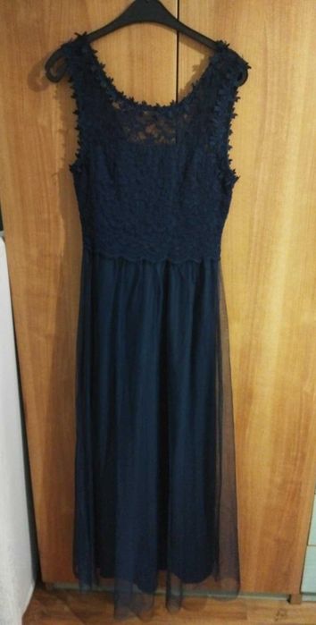 Официална рокля,р-р 38,т.синя.