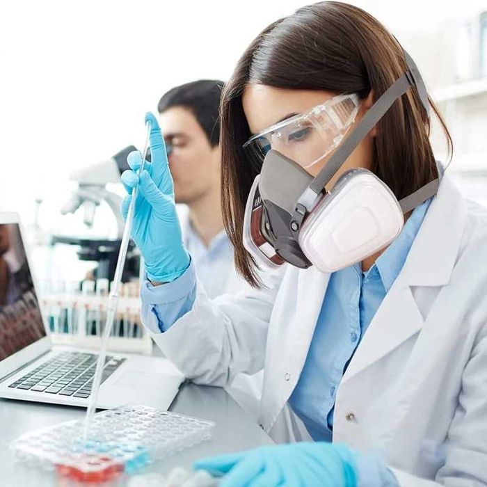 Работна маска 6200 комплект с филтри