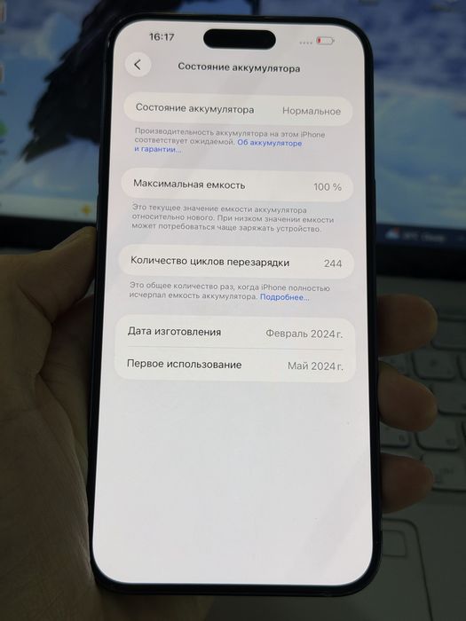iPhone 15 Pro Max 256. 100 %