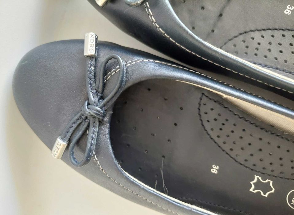 Balerini Geox marimea 36, pantofi piele naturala, respira