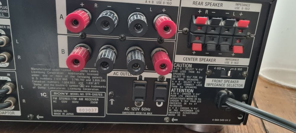 Receiver amplituner statie Sony STR GX67ES, cu defect