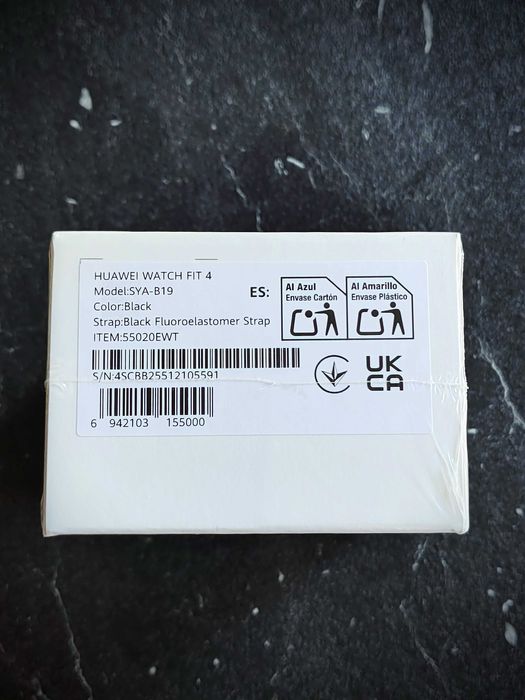 Смарт часовник HUAWEI Watch Fit 4 BLACK С ГАРАНЦИЯ