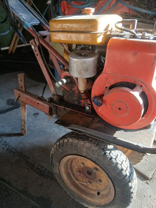 Мотоплуг каскад в рабочем состоянии