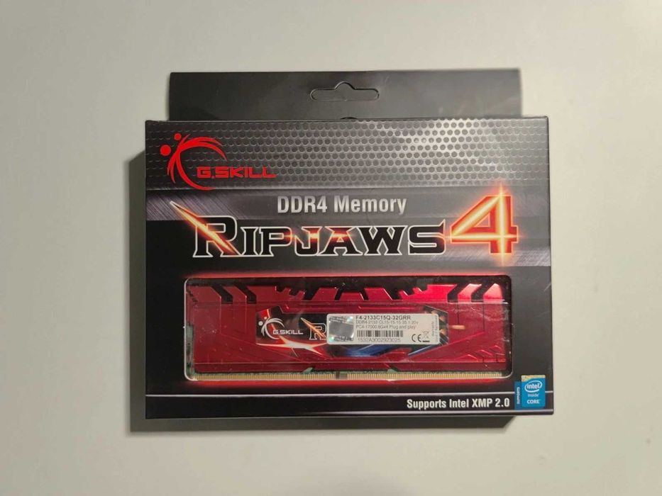 Рам памет G.SKILL Ripjaws 4 32GB 4X8GB 2133MHz DDR4