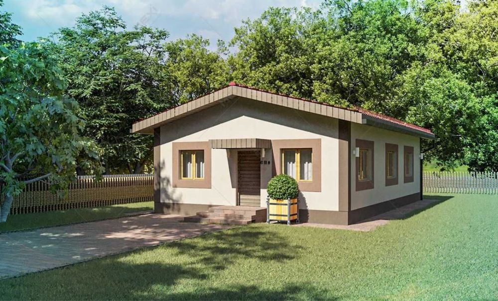 Confectionez case modulare pe structura metalica