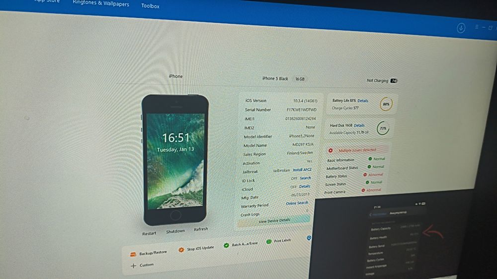 iPhone 5 в удовлетвореном состоянии