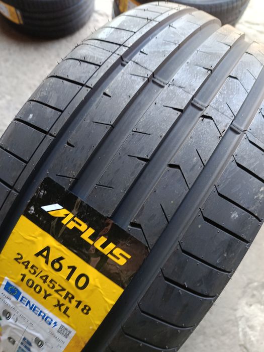 НОВИ ЛЕТНИ -18цола-245/45-1бр.-150лв."APLUS"-с монтаж и баланс
