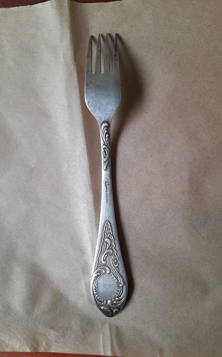 Вилка мельхиоровая времен СССР