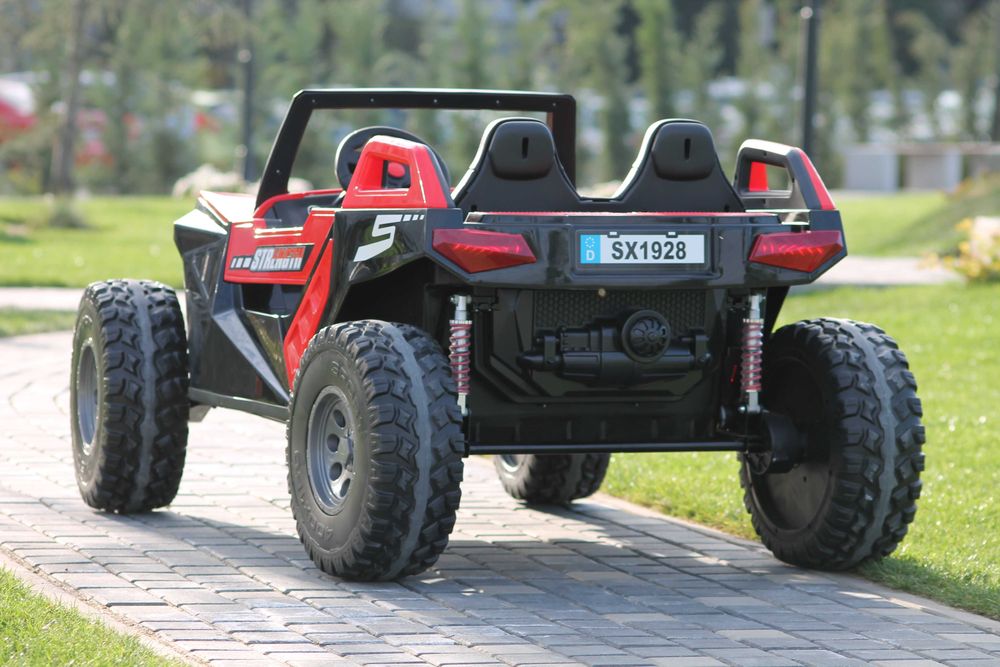 UTV electric cu 4 locuri, Kinderauto XXL Buggy 400W 24V 14Ah RED