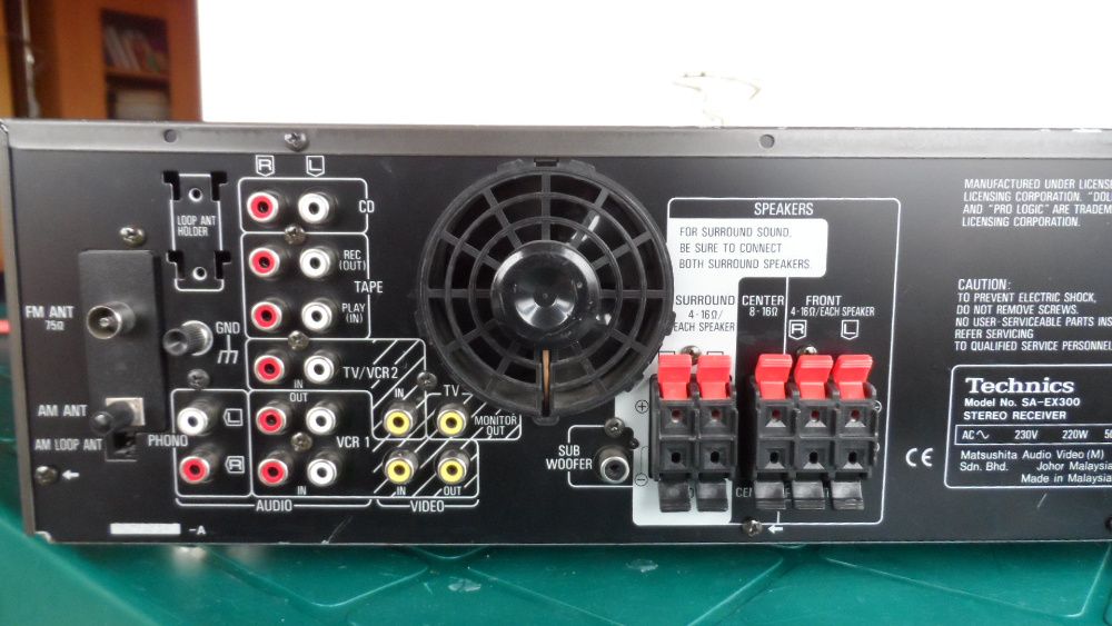 Technics audio video control center / stereo receiver SA-EX300