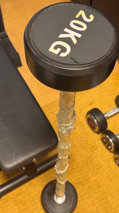 Halteră bară fixă 20kg bench press piept