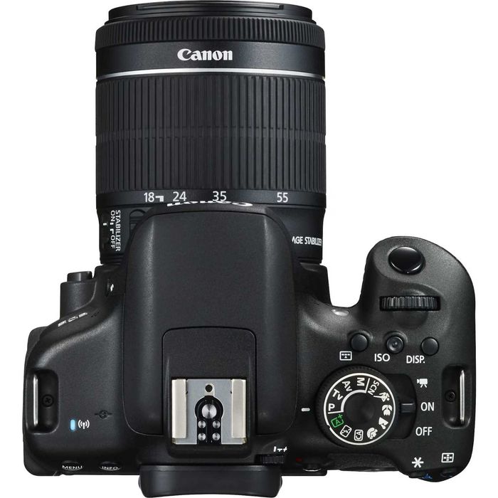 CANON EOS 750D cu obiectiv 18-55 mm + geanta telecomanda trepied cort