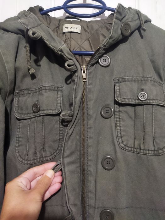 Зимно дамско яке - дълго, размер 40