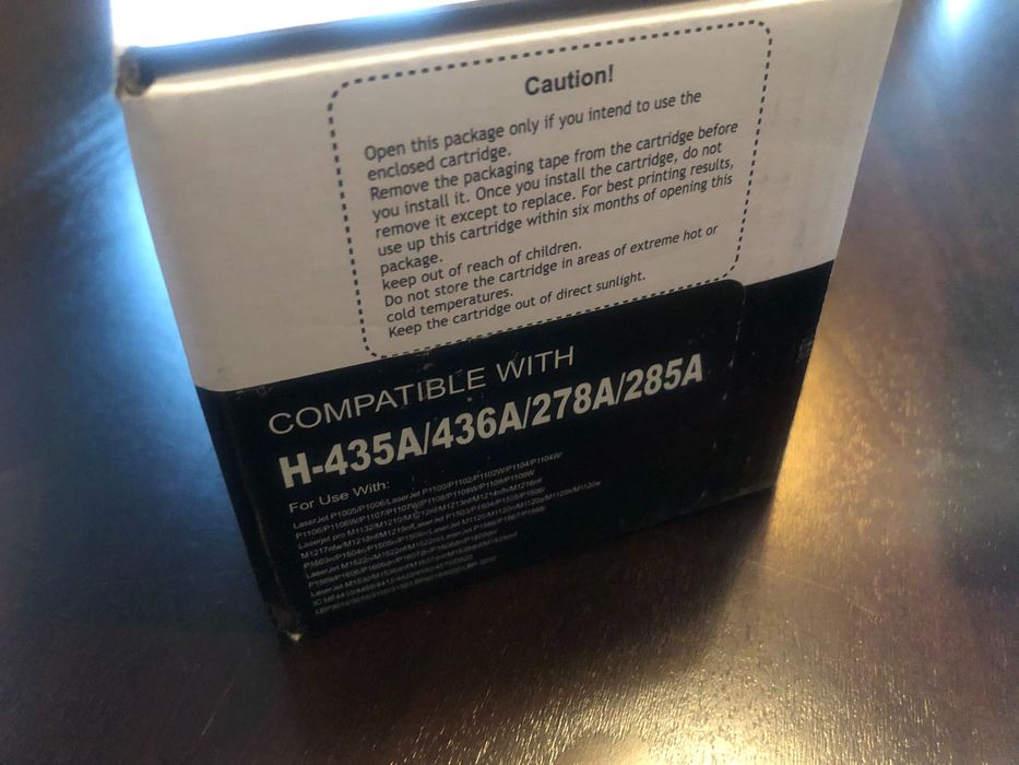 З броя тонер касети, неизползвани