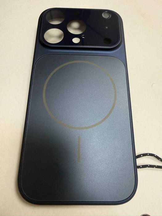 Husa iphone 16 pro carcasa iphone apple 16 pro imita iphone 17 albastru