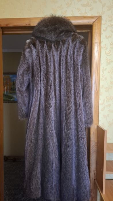 Зимняя  енотов шуба.