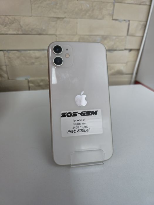 Iphone 11 64GB / 100% ( display nec. )