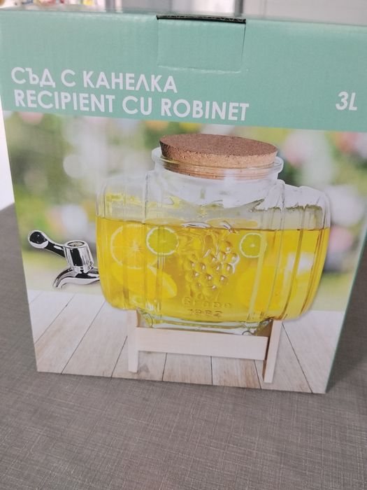 Стъклено буренце.  3л