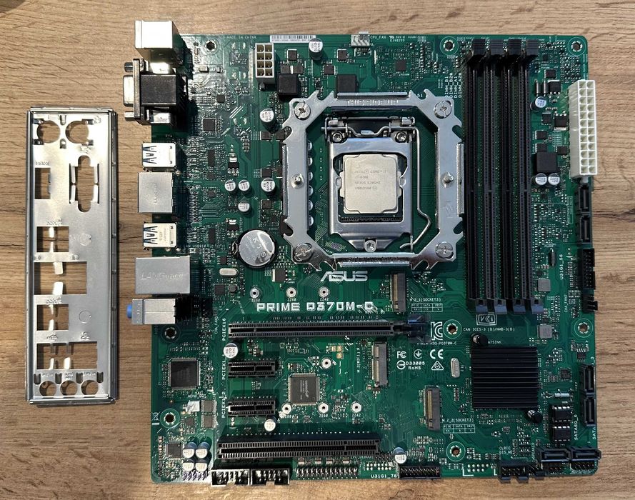 Kit CPU Intel i7-8700 + ASUS PRIME Q370M-C + Cooler (LGA1151 v2)