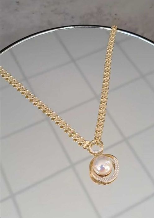 Дамско позлатено колие