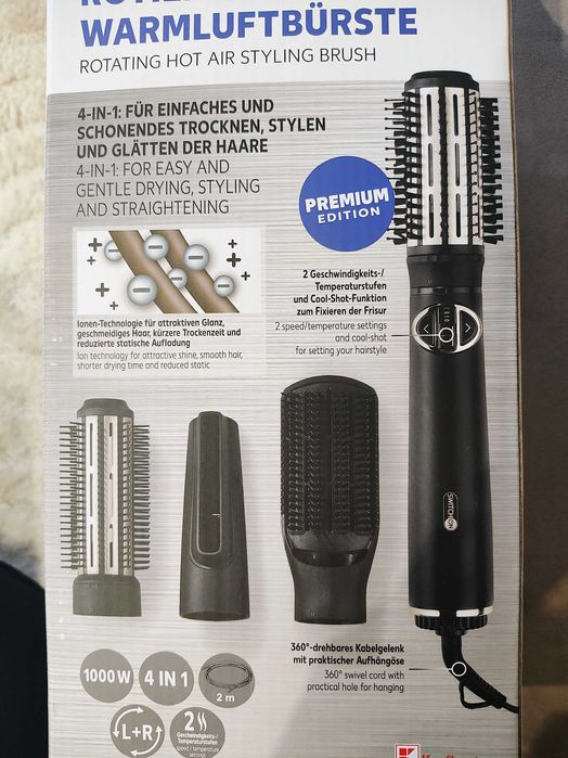 Четка с топъл въздух