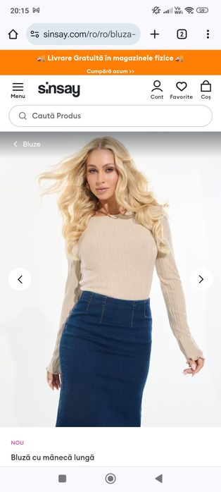 Pulover pe corp (tricotat)