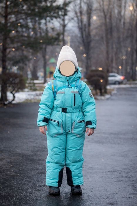 Зимний комбенизон для девочки 6-7 лет