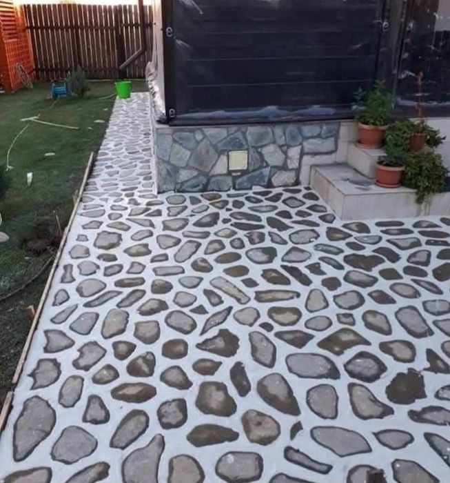 Pavaj piatră de râu