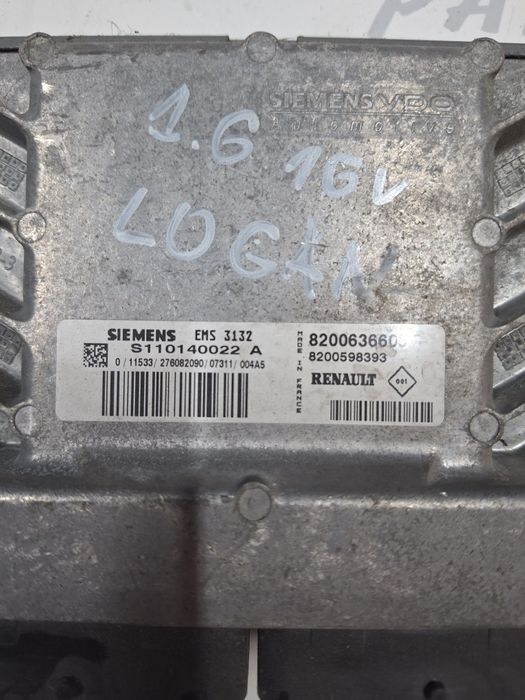 Компютър двигател за Dacia Logan 1.6 16v / Дачия Логан