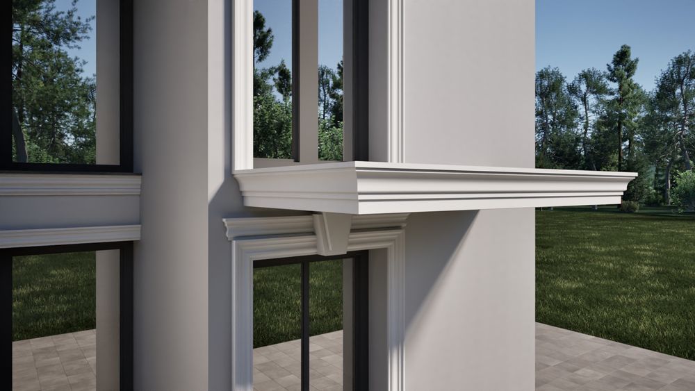 Profile decorative din polistiren pentru fatada